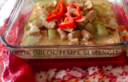 Resep Oblok Oblok Tempe Semangit - Makanan Indonesia