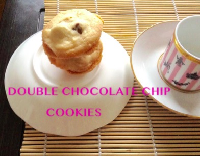 Resep Double Chocolate Chip Cookies