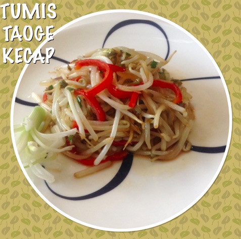 Soybean Sprouts with Indonesian Sweet Soy Sauce Recipe