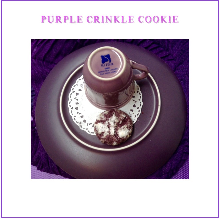 Resep Purple Crinkle Cookie